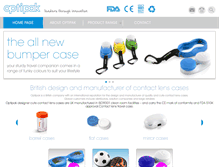 Tablet Screenshot of optipak.net